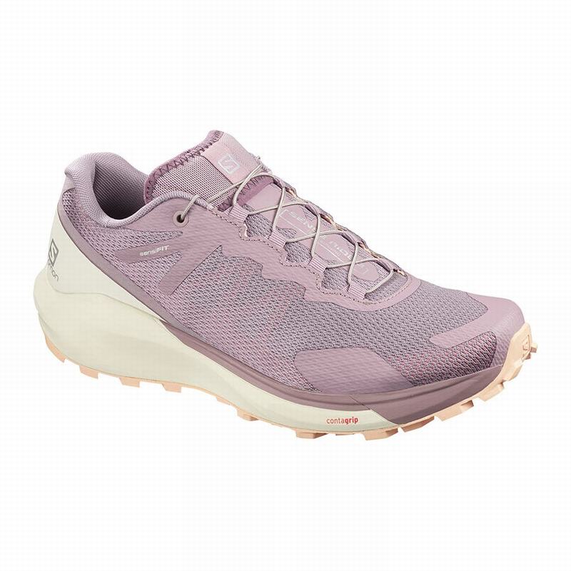 Zapatillas De Running Salomon Mujer Rosas - Salomon Argentina SENSE RIDE 3 W ,394701-WXB